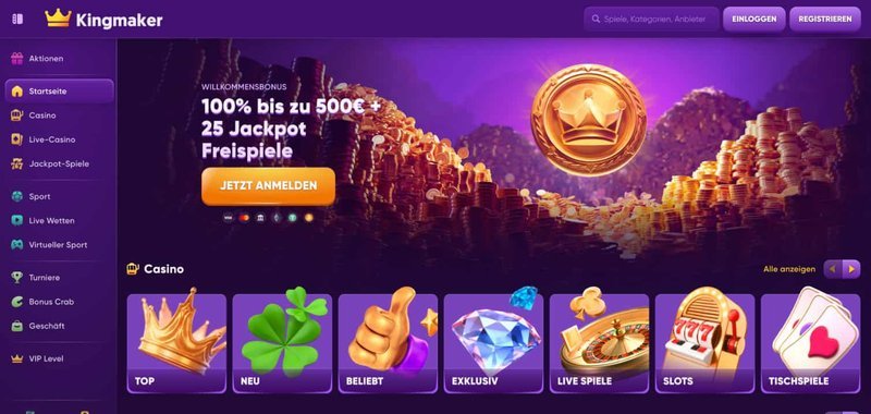 Esplora casino kingmaker